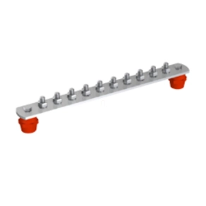   J.Pröpster EPH Potenciálkiegyenlítő sín 370/40x5mm, 10 csatlakozó hely, V2A - 910302