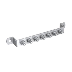   J.Pröpster földelő sín 285/30x3,5mm, 7 csatlakozó hely, V2A - 910332