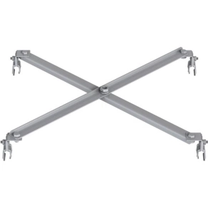   J.Pröpster felfogórúd tartó 4 RIB-ROOF rögzítő kapoccsal tartókereszttel V2A, rúd nélkül - 910258