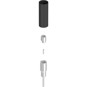   J.Pröpster HVC-85 alsó csatlakozó idom, Aluminium - 601200