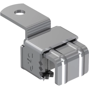   J.Pröpster szett 4x álló homlokzati - rögzítő kapocs befogás 19 mm-ig tartókereszthez V2A - 924192