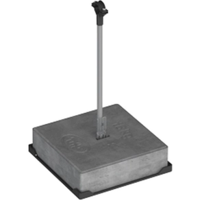   J.Pröpster szigetelt vezetéktartó, GFK 16mm, 700mm - 674022