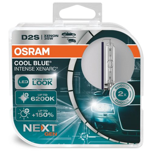 Osram Xenarc Cool Blue Intense NextGen D2S +150% 2db/csomag
