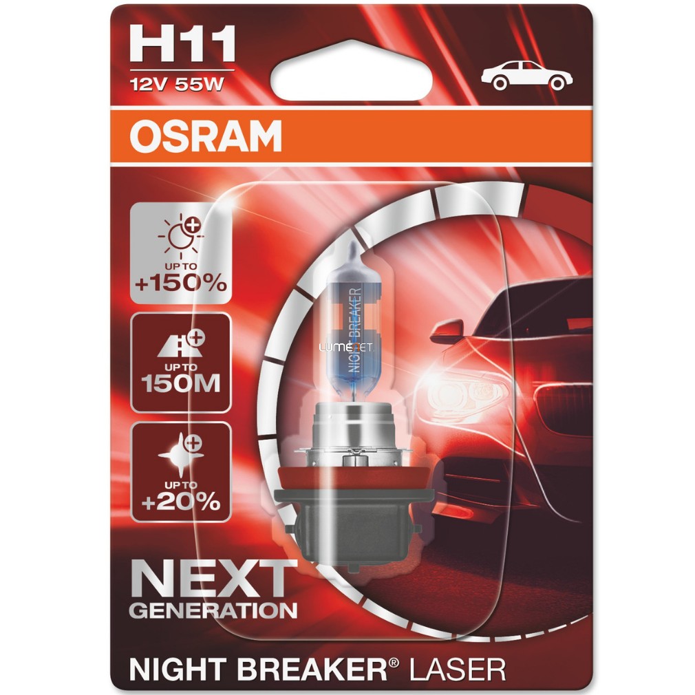 Osram Night Breaker Laser H11 +150% bliszteres