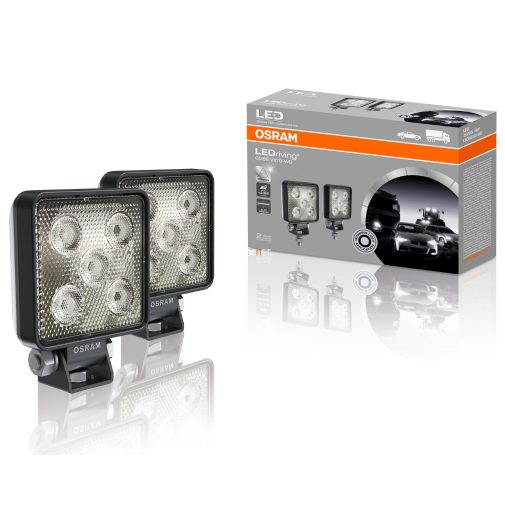 Osram LEDriving Lightbar Cube VX70-WD LEDWL103-WD 12/24V 8W LED munkalámpa Wide Beam 2db/csomag