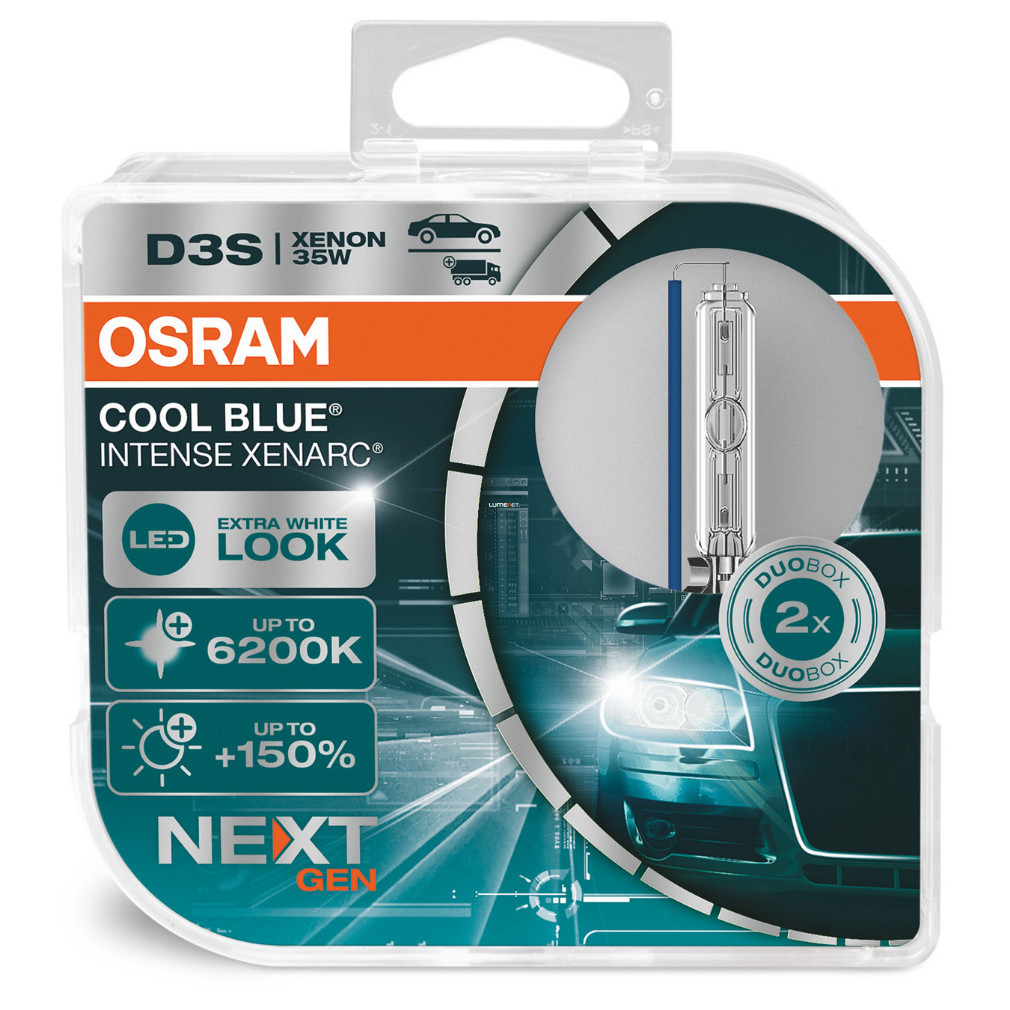 Osram Xenarc Cool Blue Intense NextGen D3S +150% 2db/csomag