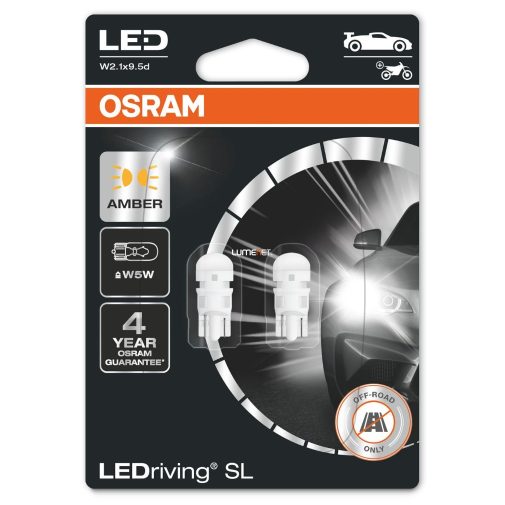 Osram LEDriving SL 2827DYP-02B, Amber W5W 2db/bliszter