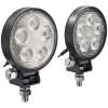 Osram LEDriving Value Round VX70-SP LED munkalámpa, kerek kivitel, 5 LED, spot fénynyaláb, 53 m hatótáv, 550 lumen, IP67 védelem, 6000 K, LEDWL102-SP, 2 darab/csomag