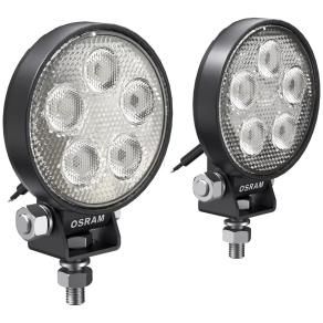   Osram LEDriving Value Round VX70-SP LED munkalámpa, kerek kivitel, 5 LED, spot fénynyaláb, 53 m hatótáv, 550 lumen, IP67 védelem, 6000 K, LEDWL102-SP, 2 darab/csomag