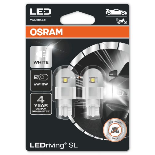 Osram LEDriving SL 921DWP W2,1x9,5d Cool White W16W (921) 2db/bliszter