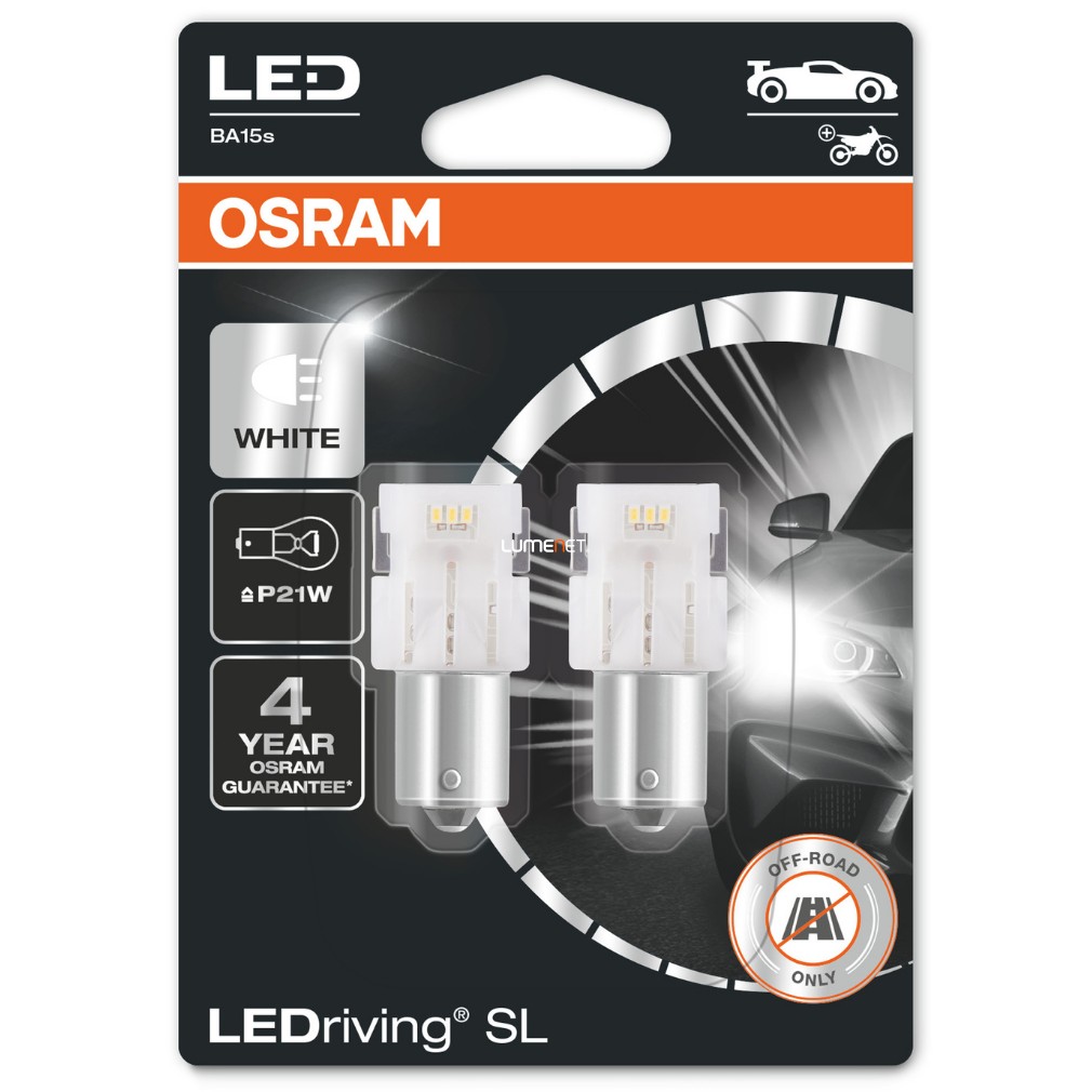Bontott csomagolású Osram LEDriving SL 7506DWP-02B P21W 12V 1,4W 6000K 2db/bliszter