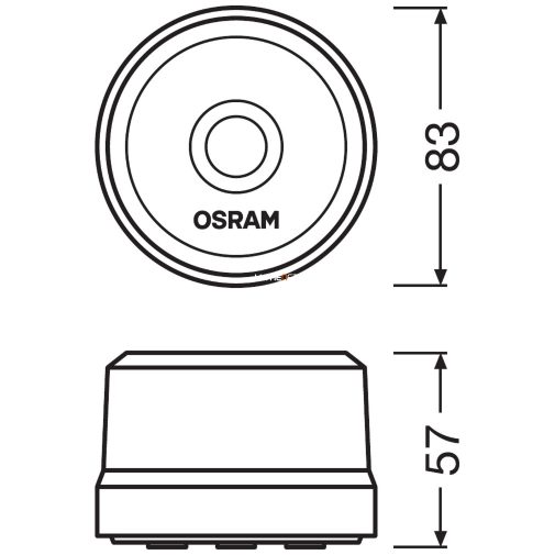 Osram LEDguardian SL102 mágneses biztonsági jelzőlámpa IP54 - Lumenet