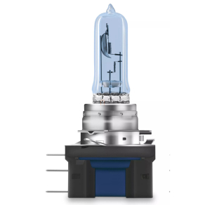   Osram Cool Blue® Intense (Next Gen) H15 halogén fényszórólámpa, akár 20%-kal nagyobb fényerő, LED-es megjelenés, extra fehér fény, 12V, 15/55W, akár 3700K, 64176CBN 1 db/csomag