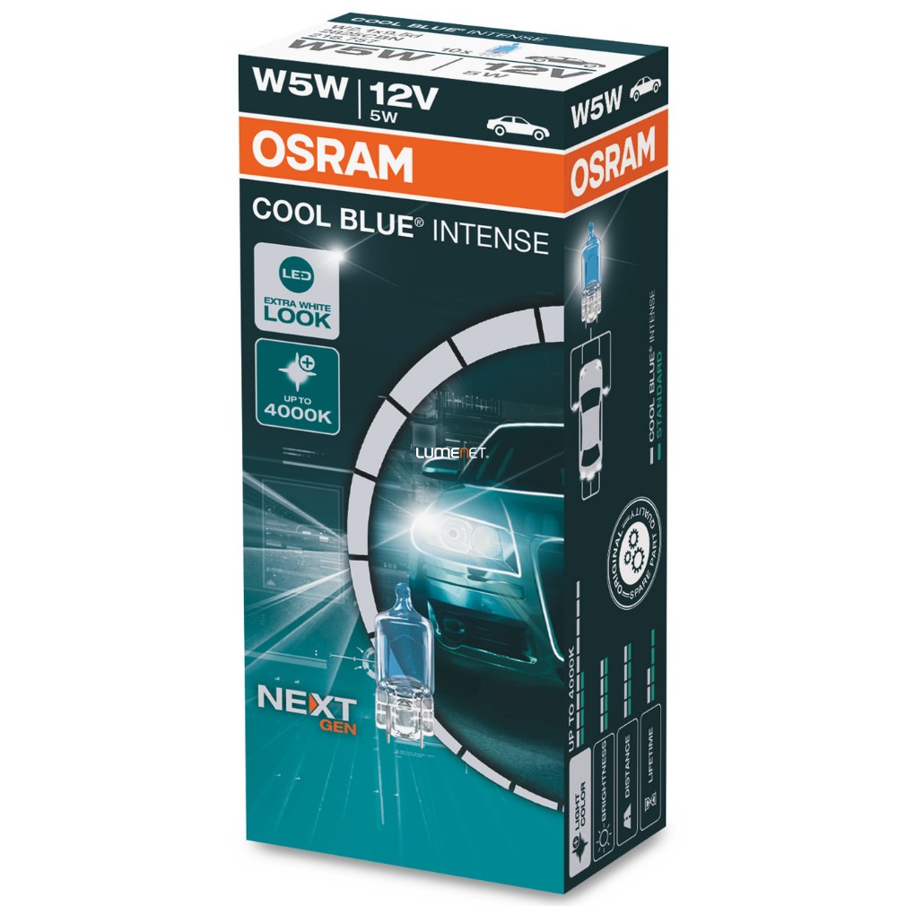 Osram Cool Blue Intense NextGen W5W jelzőizzó 10db/csomag