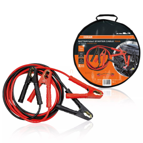   Osram STARTERcable 700 Amperes akkumulátor indítókábel, 3,5 méter bikázó, 25 mm², 5,5 literes hengerűrtartalomig, tárolótáskával, OSC250