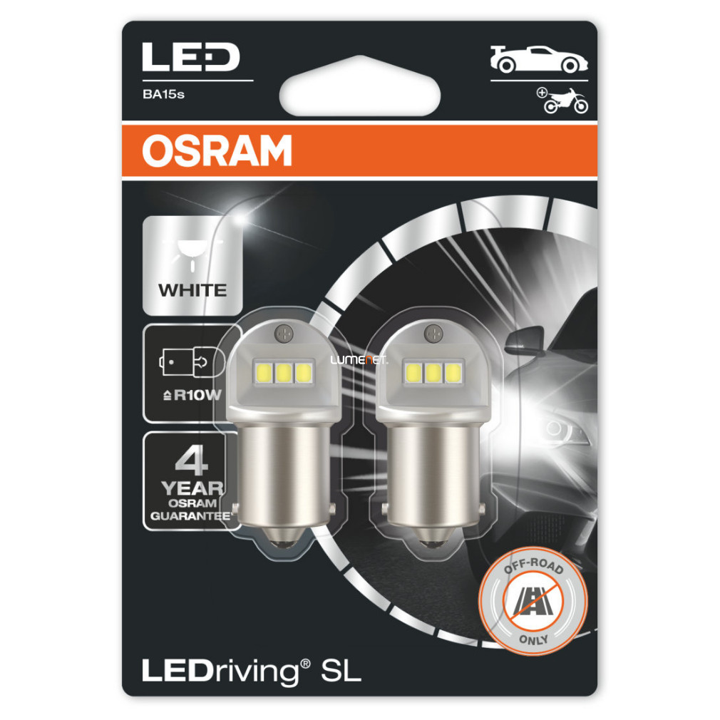 Osram LEDriving SL R10W BA15s 6000K 2db/bliszter