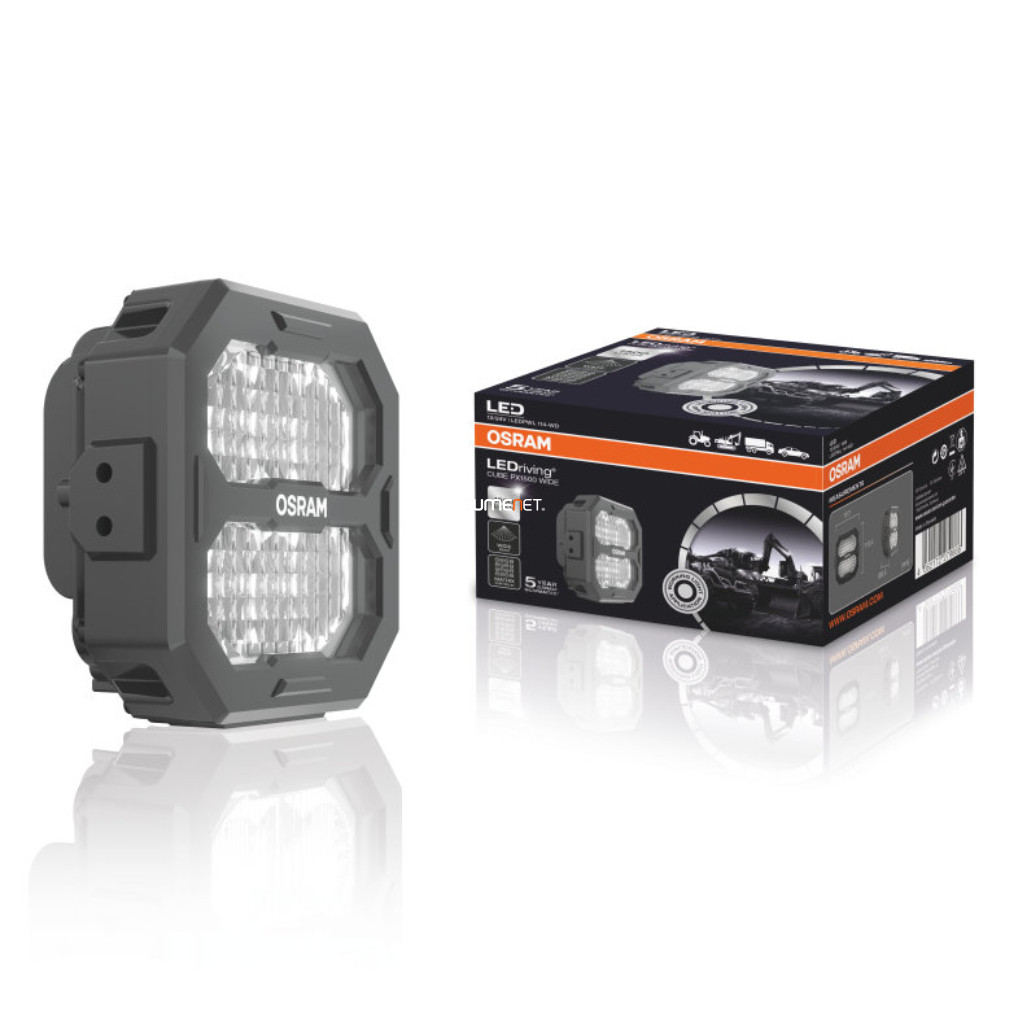 Osram LEDriving Cube PX1500 Wide 12/24V 15W LED munkalámpa