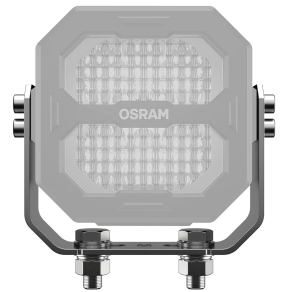   Osram LEDriving Heavy Duty Mounting Kit PX extra strapabíró rögzítőkészlet LEDriving Cube PX munkalámpákhoz, rozsdamentes acél, ±30° dőlésszög, LEDPWL ACC 102