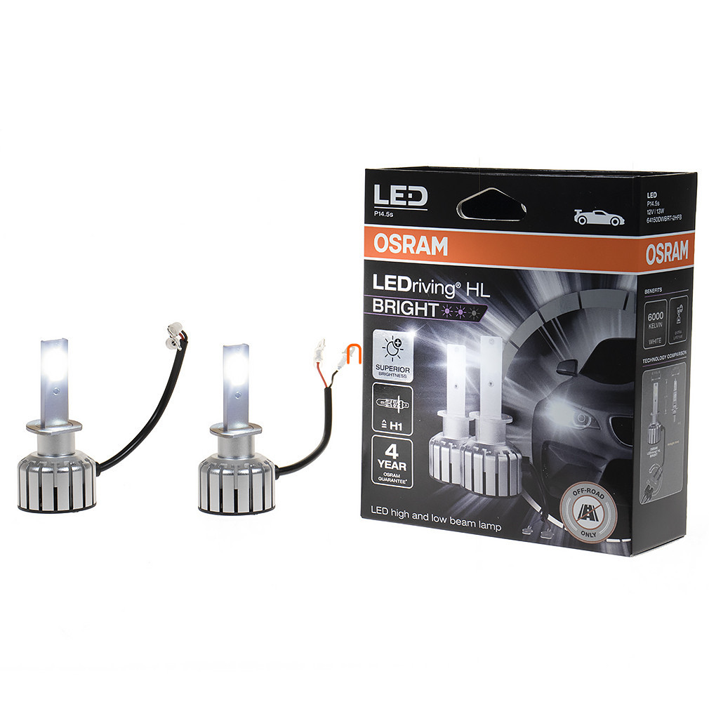 Bontott csomagolású Osram LEDriving HL BRIGHT SB H1 LED fényszóró lámpa 2db/csomag