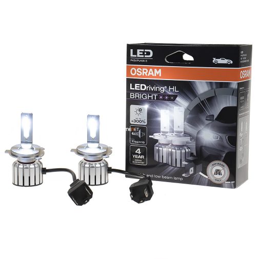 Osram LEDriving HL BRIGHT H4/H19 LED fényszóró lámpa +300% 2db/csomag