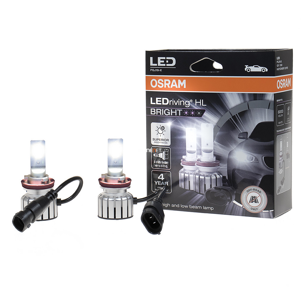 Osram LEDriving HL BRIGHT SB H8/H9/H11/H16 LED fényszóró lámpa 2db/csomag