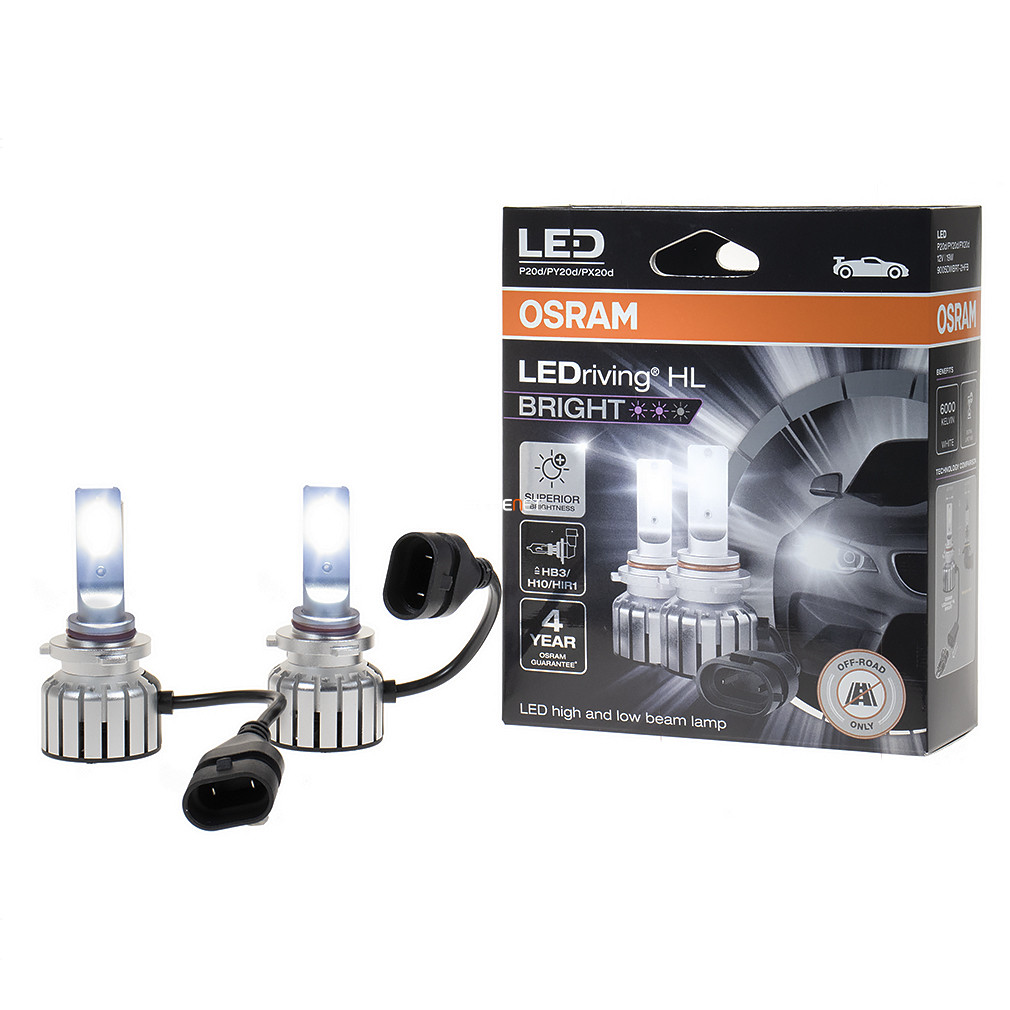 Osram LEDriving HL BRIGHT SB HB3/H10/HIR1 LED fényszóró lámpa 2db/csomag