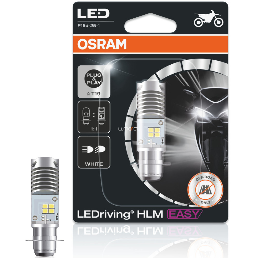Osram LEDriving HLM EASY T19 LED motorkerékpár izzó