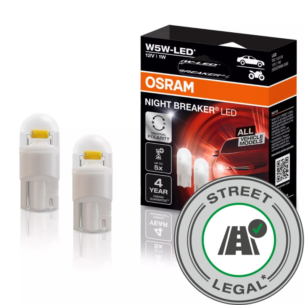 Osram Night Breaker LED W5W-T10 2825DWNB-2HFB Set Online Bestellen