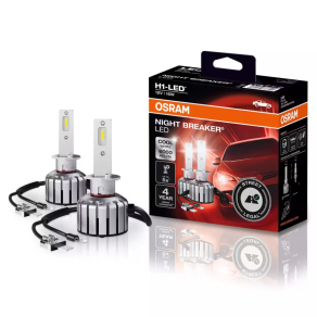  Legális Osram Night Breaker H1 LED fényszóró szett, ECE engedéllyel,  6000K hidegfehér fény, 1550 lumen fényáram, P14.5s foglalat, 64150DWNB, 2 darab/csomag