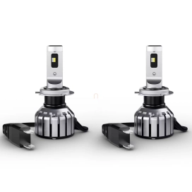   Legális Osram Truckstar H7 +230% 24 Voltos teherautó LED szett, Közlekedési Hatóság engedéllyel, 24V, 6000K színhőmérséklet, akár 230%-kal nagyobb fényerő, rezgésálló kialakítás, PX26d foglalat, 64215DWTS, 2 darab/csomag