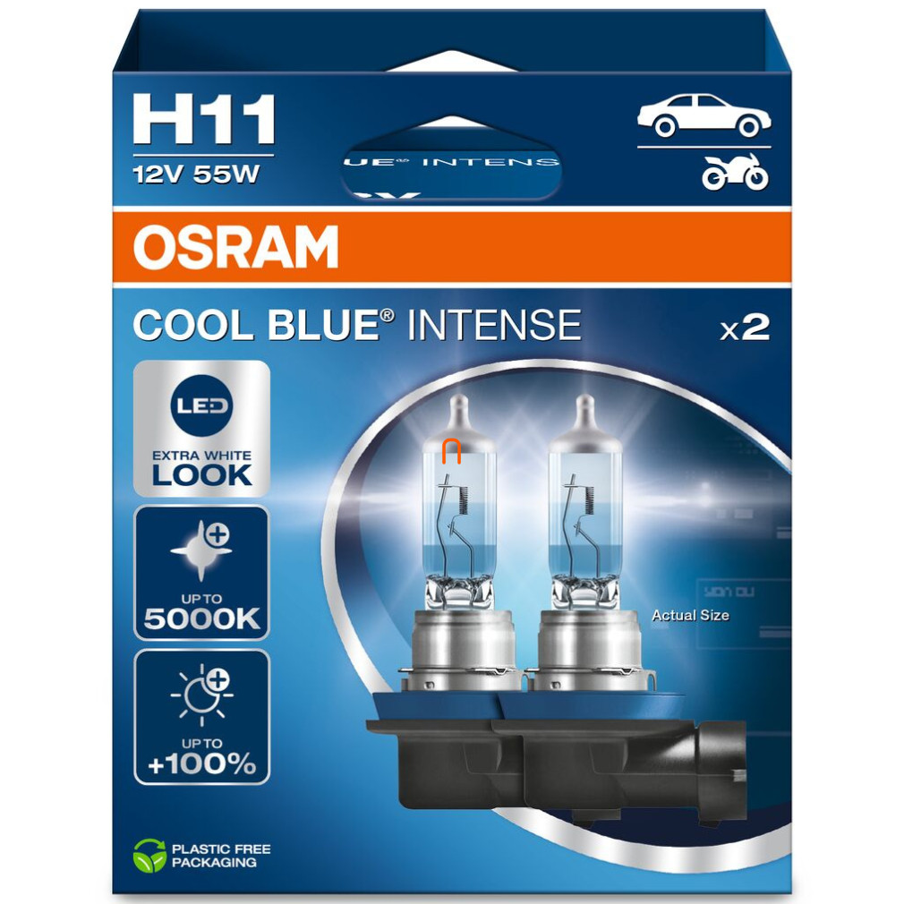 Osram Cool Blue Intense NG H11 +100% 2db/csomag