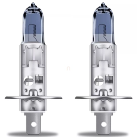   Osram Cool Blue Boost H1 halogén izzó off-road használatra, 5500 K hiper fehér fény, LED-es hatás, P14.5s foglalat, megnövelt fényerő, 62150CBB-2HB, 2 darab/csomag