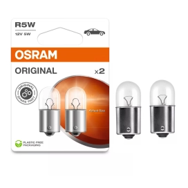   Osram Original Line 12V R5W jelzőizzó, energiatakarékos 12V, 5W, Ba15s foglalattal, kompakt méretű, kiváló OEM minőség, 5007-2BL, 2db/bliszter