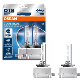   Osram Xenarc Cool Blue Intense Next Gen D1S xenon izzó, akár 6200 K színhőmérséklet, 150%-kal nagyobb fényerő, LED-es hatású fény, PK32d-2 foglalat, 66140CBN-2HB, 2 darab/csomag