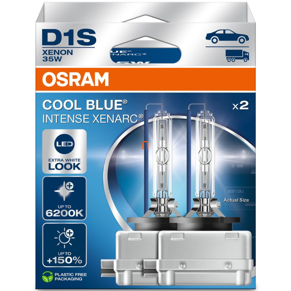 Bontott csomagolású Osram Xenarc Cool Blue Intense NextGen D1S +150% xenon 2db/csomag