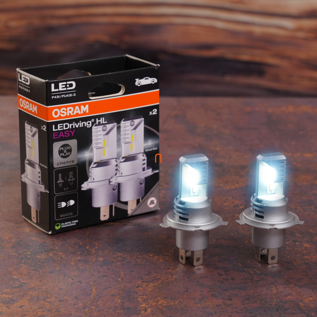 Osram LEDriving HL Easy H4/H19 LED fényszóró lámpa 2db/csomag, 64193DWESY-2HB