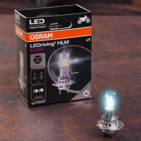  Osram LEDriving HLM Easy H7/H18, motorkerékpárhoz való LED tompított és távolsági fényszóró, 6500K színhőmérséklet, 1400 lumen fényáram, 12V, 64210DWESY, 1 darab/csomag
