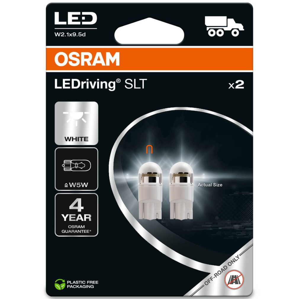 Bontott csomagolású Osram LEDriving SLT teherautó W5W jelzőizzó, 2 darabos