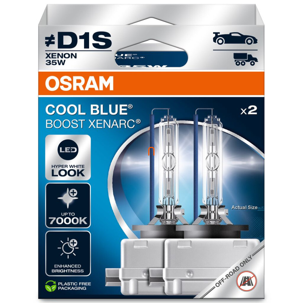 Osram Xenarc Cool Blue Boost NextGen D1S xenon 2db/csomag- 1év garancia