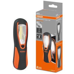   Osram LEDinspect Task 180 Essential, 180 lumen COB LED szerelőlámpa mágneses talppal és 360°-os kampóval, csúszásgátló bevonattal, LEDIL426ESN