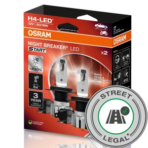   Legális Osram Night Breaker LED Start H4 LED szett - Közlekedési Hatóság engedéllyel,  64193DWNBST-2HB