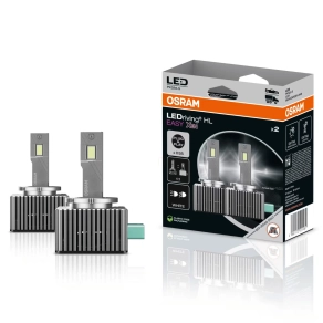   Osram LEDriving HL Easy Xen D3S, hidegfehér LED tompított és távolsági fényszóró (xenon kiváltó), 6500 K színhőmérséklet, D3S foglalat, ultrakompakt kialakítás, 2db/csomag, 66340DWESY-2HB