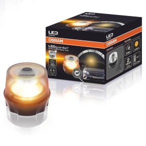   Osram LEDguardian Road Flare Signal TA20 NXT figyelmeztető fény újratölthető Li-ion akkumulátorral, 360°-os,  IP54 védelem, mágneses professzionális figyelmeztető LED lámpa, LEDSL107