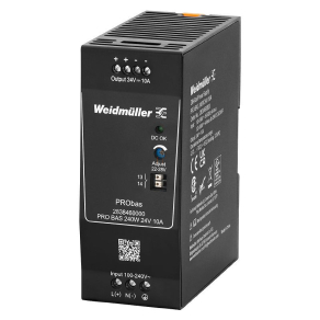   Tápegység 24VDC   240W Weidmüller PRO BAS 2838460000, 10A, DIN-sínre