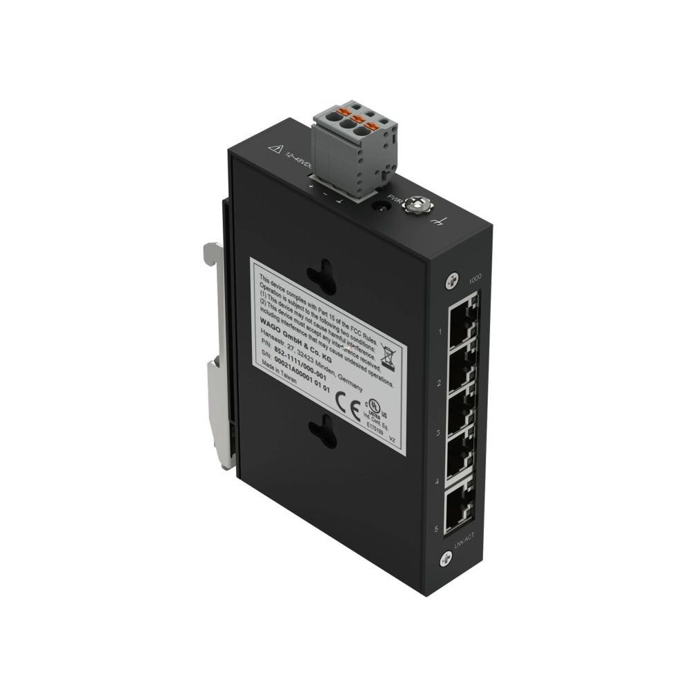 Wago ECO switch, 5 port, 1000Mbps (852-1111/000-001 )