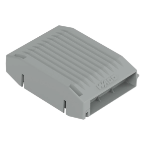 Wago 207-1373 gélbox a 221-es sorozat legfeljebb 4 mm²-es karos összekötőihez, géllel előretöltve, 1-es méret, összekötők nélkül, szürke