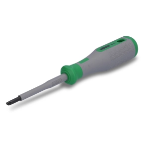 Wago 206-2141 VDE kombinált kereszt- és lapos csavarhúzó, +/- PH1/S, 1000 V-ig, szigetelt, kétkomponensű markolat, 2-es markolatméret (110 mm), zöld/szürke