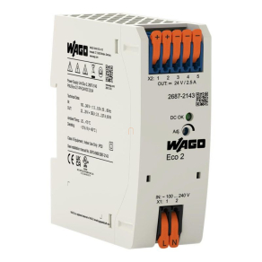 Tápegység 24VDC 60W 2,5A DIN-sínre WAGO 2687-2143 Eco2