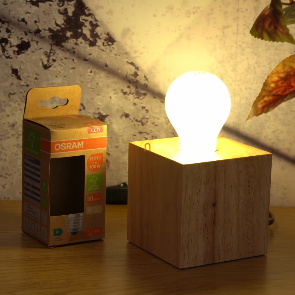 Osram E27 LED filament, 7,2 W, 1521 lm, melegfehér fényű (Classic-A)
