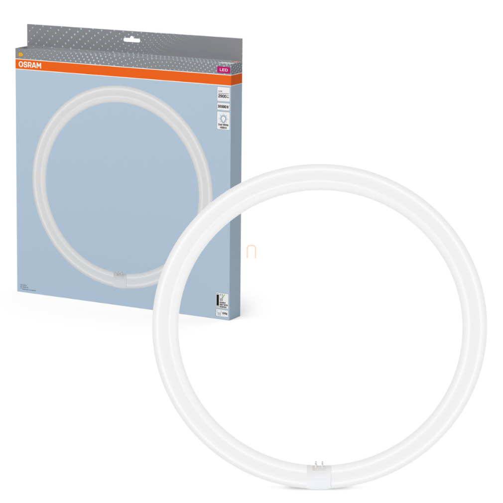 Osram G10q LED körfénycső 24W, 2900 lm, 4000 K, hidegfehér, fehér műanyag-40 W fénycső helyett LEDTube T9C EM 40